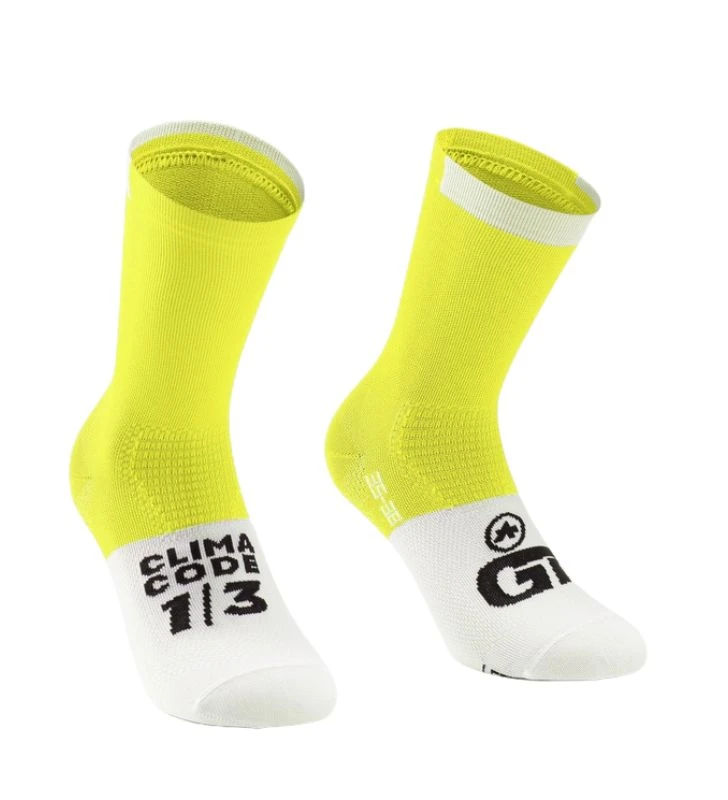 ASSOS Calcetines GT Socks C2 Optic Yellow 3 ASSOS Calcetines GT Socks C2 Optic Yellow