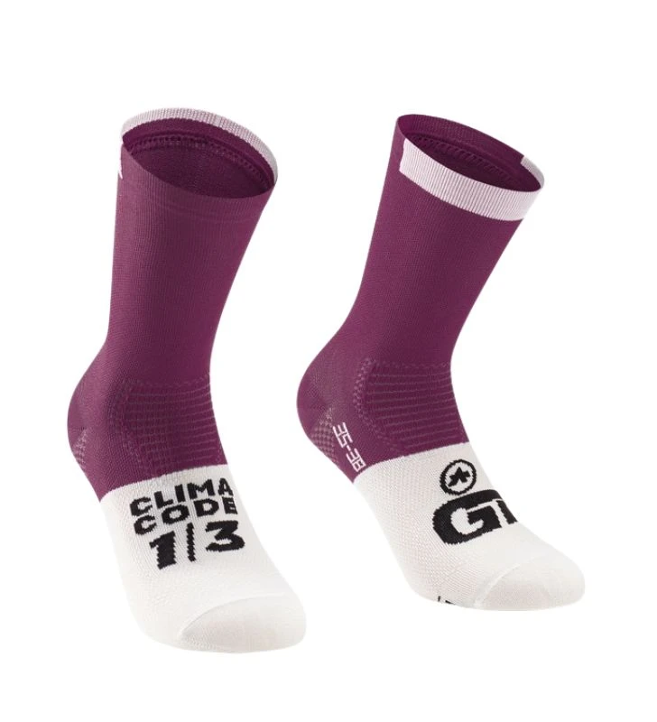 ASSOS Calcetines GT Socks C2 Rampant Ruby 3 ASSOS Calcetines GT Socks C2 Rampant Ruby