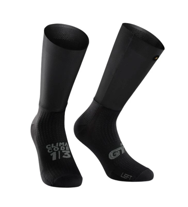 ASSOS Calcetines GTO Socks Black Series 3 ASSOS Calcetines GTO Socks Black Series