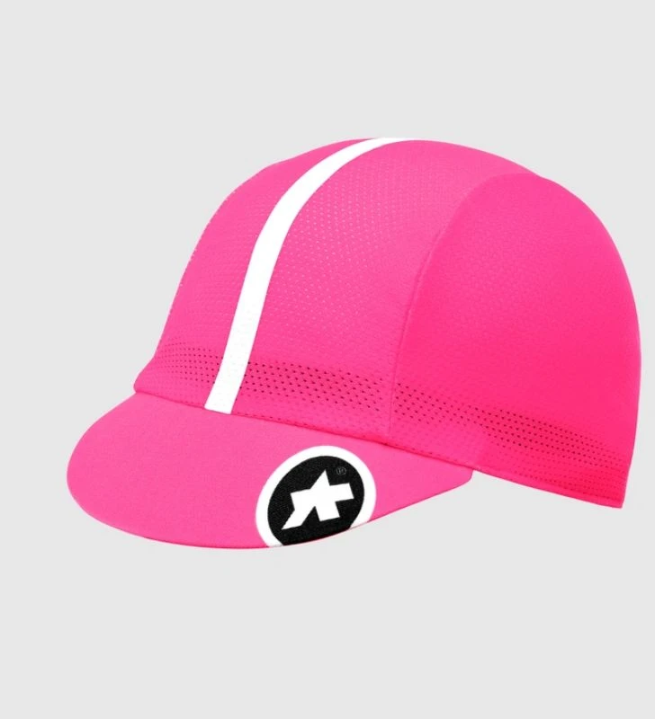 ASSOS Gorra Cap Fluo Pink 6 ASSOS Gorra Cap Fluo Pink - Imagen 4