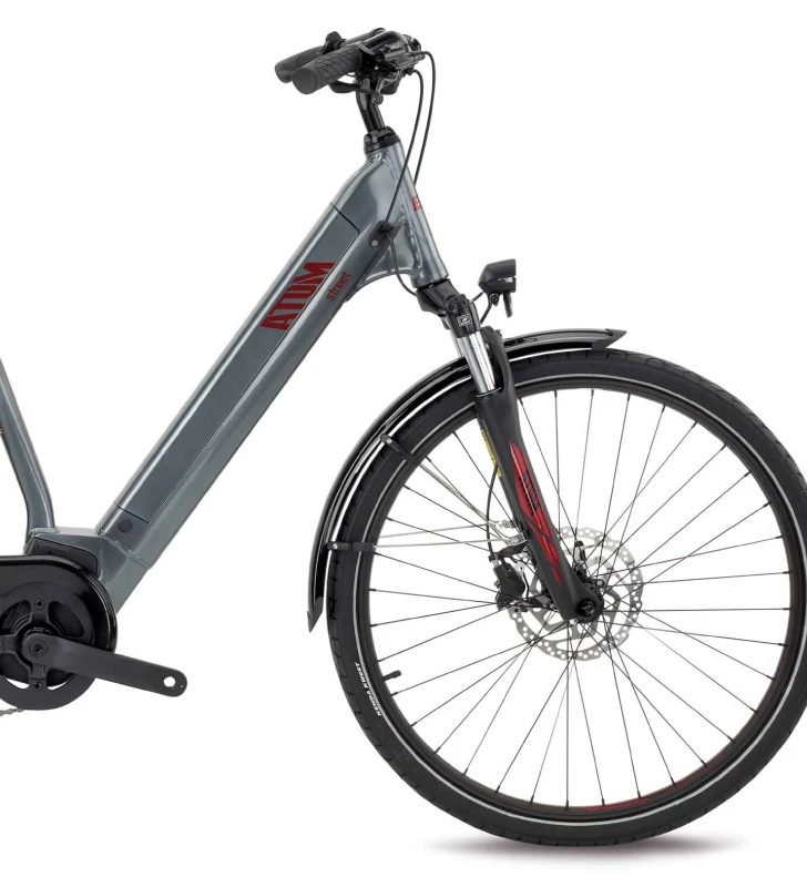 BH Bikes BH Atom Street Gris / Rojo 4 BH Bikes BH Atom Street Gris / Rojo - Imagen 2