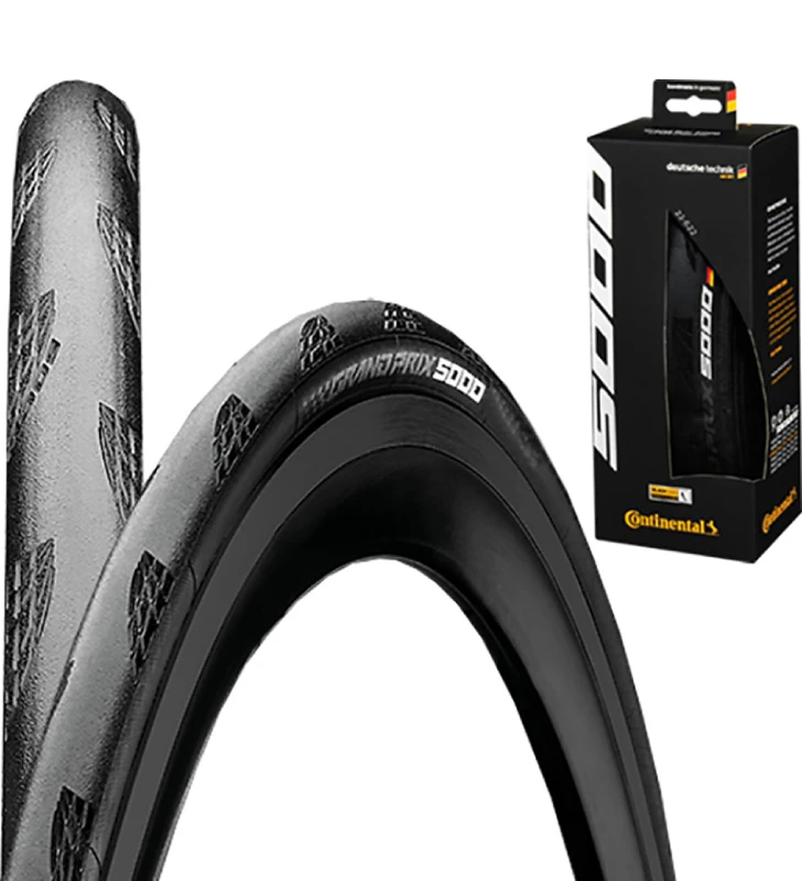 CONTINENTAL Cubierta Carretera Grand Prix 5000 700x23c Plegable Negro 4 CONTINENTAL Cubierta Carretera Grand Prix 5000 700x23c Plegable Negro - Imagen 2