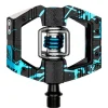 CRANKBROTHERS Pedales Mallet E LS Splatter Negro / Azul