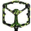 CRANKBROTHERS Pedales Stamp 7 Splatter Verde Lima