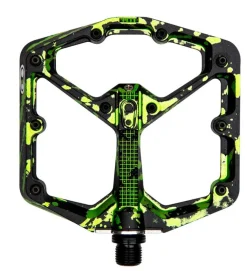 CRANKBROTHERS Pedales Stamp 7 Splatter Verde Lima