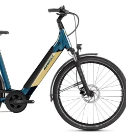 GHOST E-Teru Essential Low EQ Azul / Beige -Bicicletas Eléctricas ghost e teru essential low eq azul beige 1