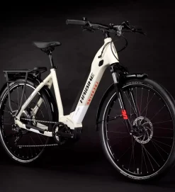 Haibike Bicicletas HAIBIKE Trekking 4 Lowstep Blanco Crema / Antracita 14 Haibike Bicicletas HAIBIKE Trekking 4 Lowstep Blanco Crema / Antracita -Bicicletas Eléctricas haibike trekking 4 lowstep blanco crema antracita 3