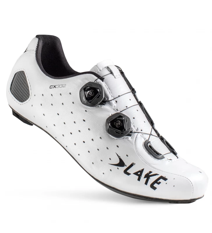 LAKE CX332 Zapatillas Carretera Blanco / Negro 3 LAKE CX332 Zapatillas Carretera Blanco / Negro