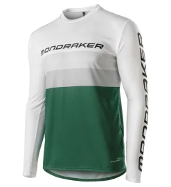 MONDRAKER Maillot Manga Larga Forest Verde / Blanco
