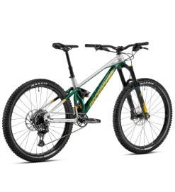 MONDRAKER Superfoxy R 2023 Verde / Gris / Amarillo -Bicicletas Eléctricas mondraker superfoxy r 2023 verde gris amarillo 2