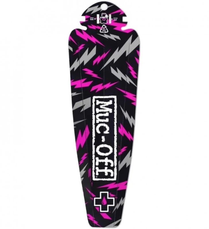 MUC-OFF Guardabarros Bolt Trasero 26-29 Rosa / Negro / Gris 2 MUC-OFF Guardabarros Bolt Trasero 26-29 Rosa / Negro / Gris