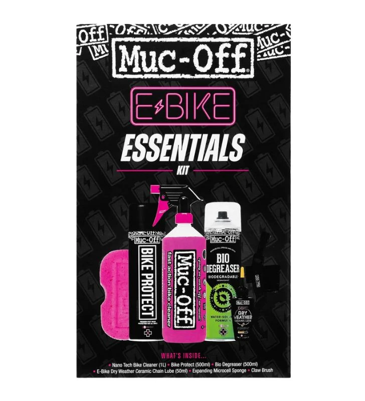 MUC-Off Kit Essentials Limpieza/Protección/Lubricante Para E-Bike 4 MUC-Off Kit Essentials Limpieza/Protección/Lubricante Para E-Bike - Imagen 2