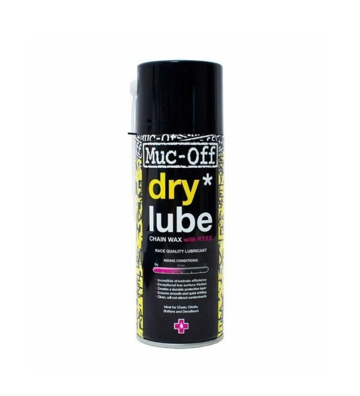 MUC-Off Spray Lubricante Cadena Clima Seco Con PTFE 400ml 3 MUC-Off Spray Lubricante Cadena Clima Seco Con PTFE 400ml