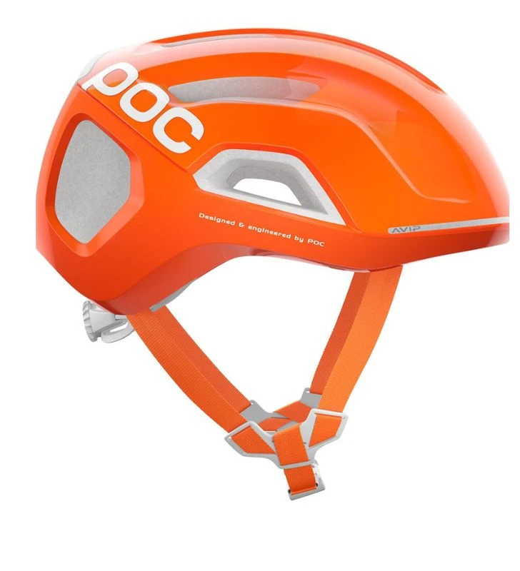 POC Casco Carretera Ventral Tempus Mips Naranja / Blanco 4 POC Casco Carretera Ventral Tempus Mips Naranja / Blanco - Imagen 2