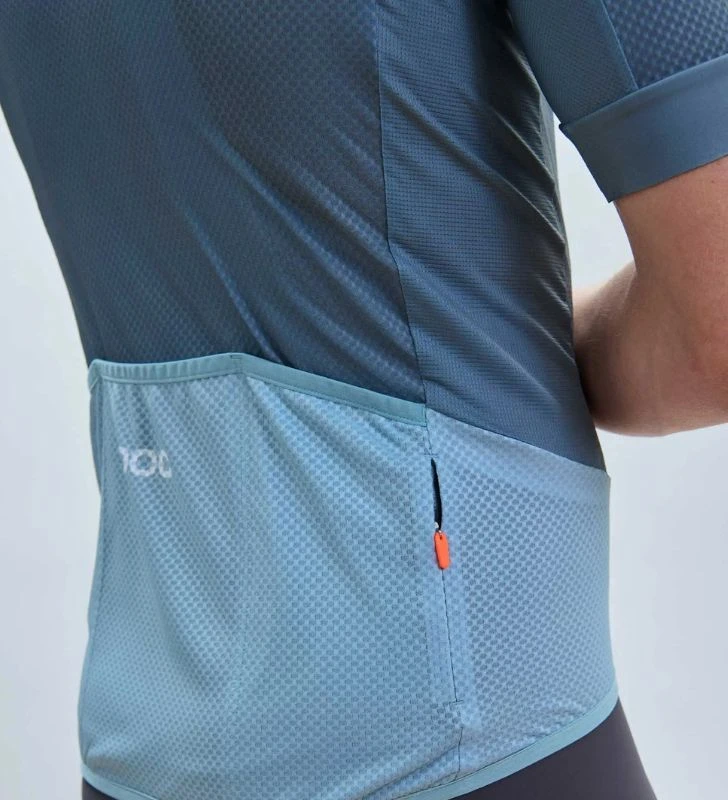 POC Maillot Manga Corta Essential Road Logo Azul 7 POC Maillot Manga Corta Essential Road Logo Azul - Imagen 5