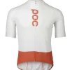 POC Maillot Manga Corta Essential Road Logo Blanco / Himalayan Salt -Bicicletas Eléctricas poc maillot manga corta essential road logo blanco himalayan salt