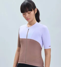 POC Maillot Manga Corta Mujer Essential Road Print Morado / Marrón -Bicicletas Eléctricas poc maillot manga corta mujer essential road print morado marron 2