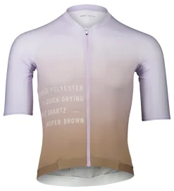 POC Maillot Manga Corta Pristine Print Marrón / Morado