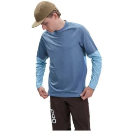 POC Maillot Manga Larga Essential MTB Azul -Bicicletas Eléctricas poc maillot manga larga essential mtb azul 5
