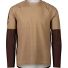 POC Maillot Manga Larga Essential MTB Marrón