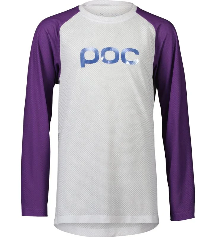 POC Maillot Manga Larga Junior Essential MTB Blanco / Morado 3 POC Maillot Manga Larga Junior Essential MTB Blanco / Morado