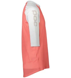 POC Maillot MTB Pure Manga 3/4 Coral / Blanco -Bicicletas Eléctricas poc maillot mtb pure manga 34 coral blanco 2