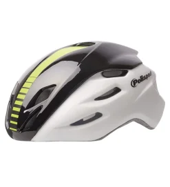 POLISPORT Casco Carretera Aero Road Blanco / Negro / Amarillo