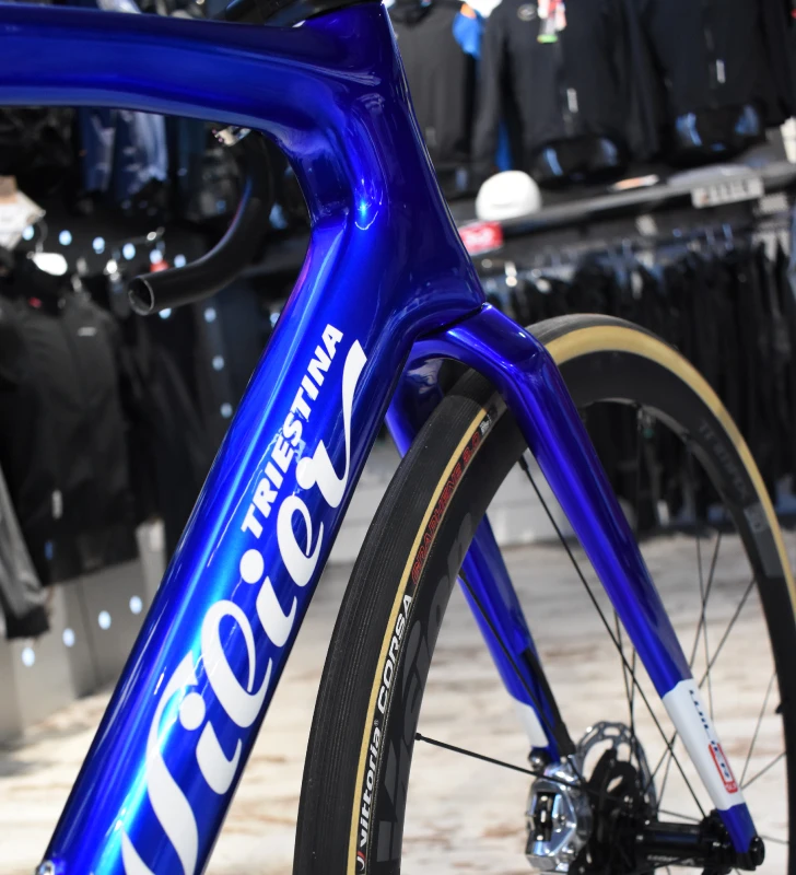 Wilier Triestina WILIER 0 SLR Sram Red Etap AXS 2x12 XDR / Vision Trimax 30 Alu - Azul 4 Wilier Triestina WILIER 0 SLR Sram Red Etap AXS 2x12 XDR / Vision Trimax 30 Alu - Azul - Imagen 2