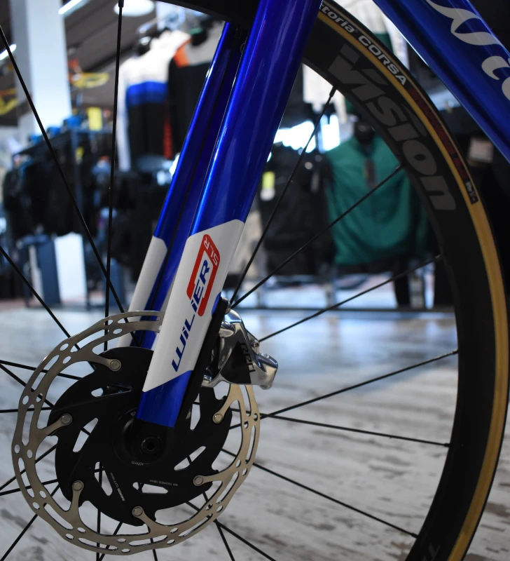 Wilier Triestina WILIER 0 SLR Sram Red Etap AXS 2x12 XDR / Vision Trimax 30 Alu - Azul 7 Wilier Triestina WILIER 0 SLR Sram Red Etap AXS 2x12 XDR / Vision Trimax 30 Alu - Azul - Imagen 5